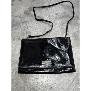 Kate Spade Black Pantent Leather Shoulder Bag